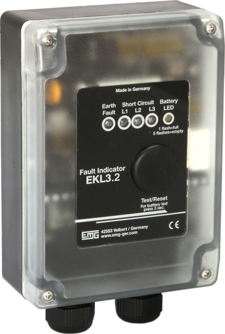 Elektro Mechanik Em Gmbh Earth Fault And Short Circuit Indicator Type Ekl